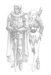 Telisia with Dark Elf Pal